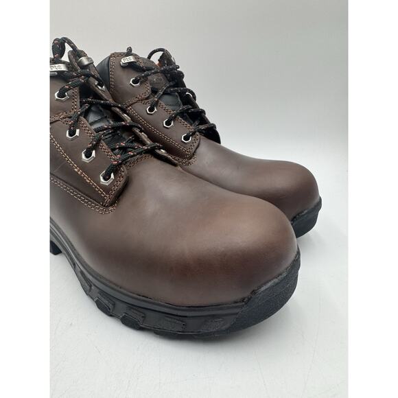 NEW Timberland WORKSTEAD Men's Composite Safety Toe Boot Brown US Size 8.5 Wide - Picture 2 of 11